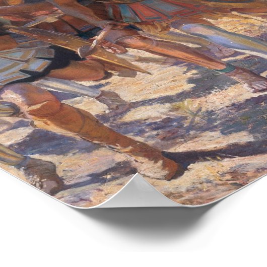 Oude Warriors Poster (Hoek)