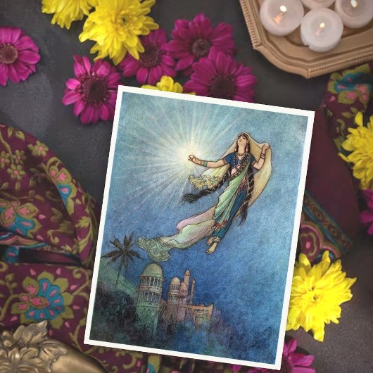 Oude Warwick Goble Indische Mythologie  Briefkaart