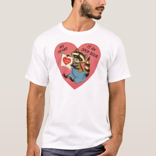 Oude Wasbeer Valentijn T-shirt (Voorkant)