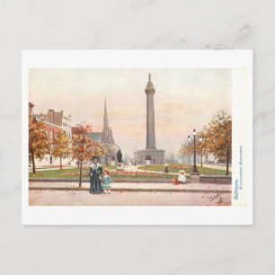 Oude Washington Monument, Baltimore, Maryland, Briefkaart