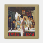 Oude wasruimte magneet (Voorkant)