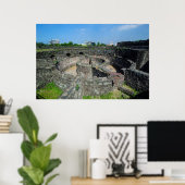 Oude Watchtower-ruiten Poster (Thuiskantoor)