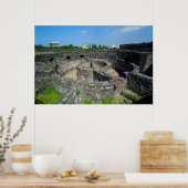 Oude Watchtower-ruiten Poster (Keuken)