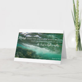 Oude wateren Kaart Psalm 93:4