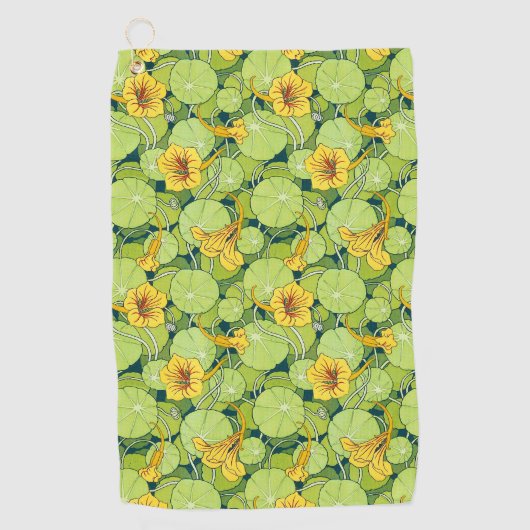 Oude Waterlelies Golfhanddoek (Voorkant)