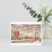 Oude Waterloo Station (Londen) Briefkaart (Staand voorkant)