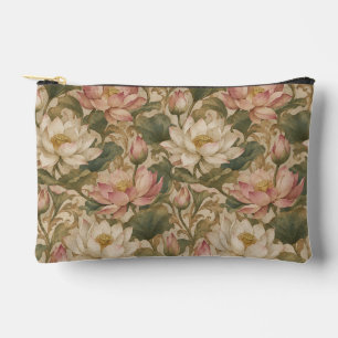 Oude Waterlotus Botanische Bloempatroon Etui