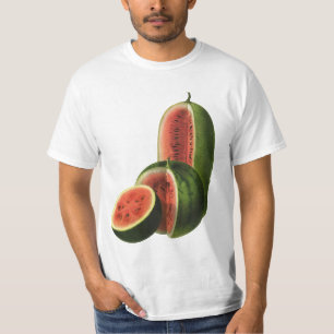 Oude watermeloenen hoge ronde, biologisch voedsel  t-shirt