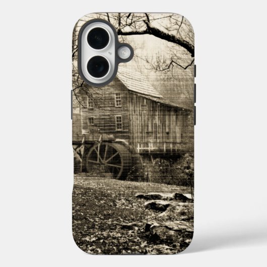 Oude Waterrad Case-Mate iPhone Case (Achterkant)