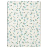 Oude waterverf Geranium klein bloempatroon Klembord (Achterkant)