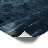 Oude Waterverf met een Vogelglanzend Poster (Hoek)