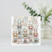 Oude waterverf Notenkraker Kaart (Staand voorkant)