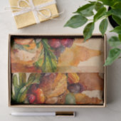 Oude waterverf Thanksgiving Pumpkin-oogst Tissuepapier (Geschenk)