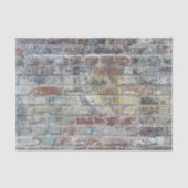 Oude Weathered Brick Wall textuur Tissuepapier (Voorkant)