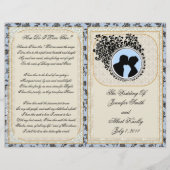 Oude weddenschapsprogramma van Lace Delft (Voorkant)