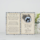 Oude weddenschapsprogramma van Lace Delft (Staand voorkant)