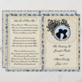 Oude weddenschapsprogramma van Lace Delft (Voorkant / Achterkant)