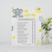 Oude weduwen [Baby olifant [geel]] Briefhoofd (Staand voorkant)
