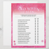 Oude weduwen [Snowy Pink] Briefhoofd (Voorkant / Achterkant)