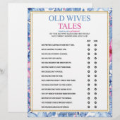 Oude weduwen [Waterverven van Floral] Briefhoofd (Voorkant / Achterkant)