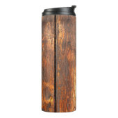 Oude, weersgebonden ondergrondse textuur, abstract thermosbeker (Gedraaid links)