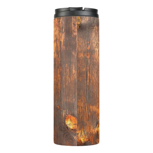 Oude, weersgebonden ondergrondse textuur, abstract thermosbeker (Achterkant)