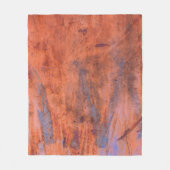 Oude weerskorrelige textureabstract, gerijpt, vero fleece deken (Voorkant)