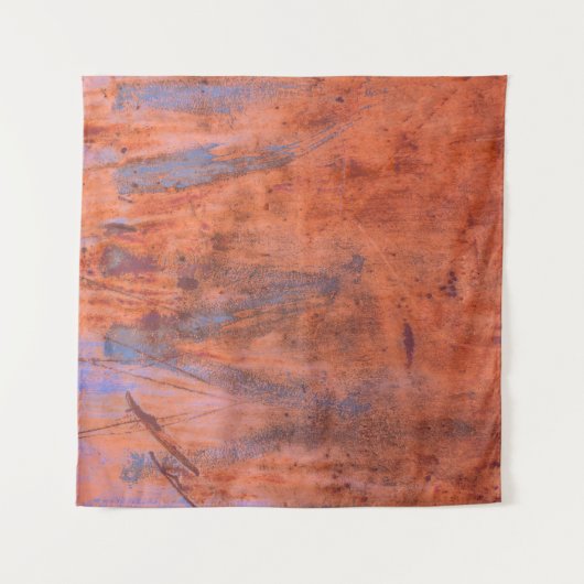 Oude weerskorrelige textureabstract, gerijpt, vero wandkleed (Voorkant (horizontaal))