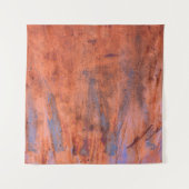 Oude weerskorrelige textureabstract, gerijpt, vero wandkleed (Voorkant)