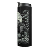 Oude weerwolf voor de volle maan thermosbeker (Geroteerd rechts)