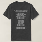 Oude wegtekst Long T-shirt (Design voorkant)