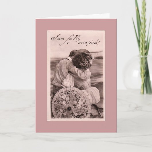 Oude Wenskaart Kaart (Voorkant)