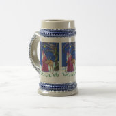 OUDE WERELD BELSNICKLE & HONGERIGE RENDIEREN, KERS BIERPUL (Voorkant links)