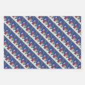 OUDE WERELD BELSNICKLE & HONGERIGE RENDIEREN, KERS INPAKPAPIER VEL (Voorkant)