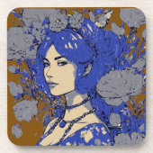  oude wereld bier onderzetter (Voorkant)