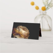 OUDE WERELD BLOEMEN BRUILOFT Gast Tafel Nummers Plaatskaartje (Achterkant)