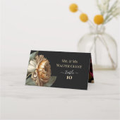 OUDE WERELD BLOEMEN BRUILOFT Gast Tafel Nummers Plaatskaartje (Voorkant)