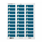 Oude Wereld Bomen Retouradres Labels (Full Sheet)