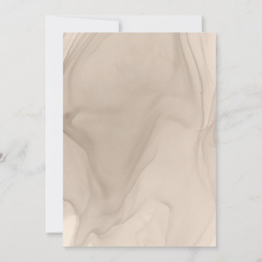  Oude Wereld Charme Rode Rozen Elegante bruiloft Kaart (Achterkant)