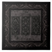 Oude wereld design tegeltje (Voorkant)