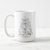 Oude Wereld Duitse Kerst Koffiemok (Links)