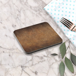 Oude Wereld Faux Leder Bier Onderzetter