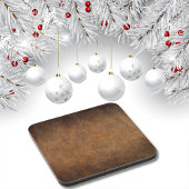 Oude Wereld Faux Leder Bier Onderzetter