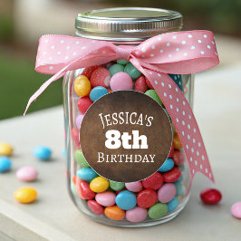 Oude Wereld Faux Leder Labels