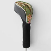 Oude Wereld Groene Kerstman Kerst Collage Antiek Golfheadcover (Schuin)