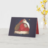 Oude Wereld Kerstman Kaarten 2024 (Gele Bloem)