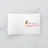  Oude Wereld Kerstman Kerst Kaart (Binnen)