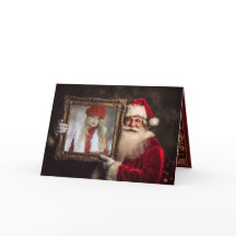 Oude Wereld Kerstman met ingelijste foto | Luxe Ke