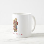 Oude Wereld  Kerstman met zijn Sack Gepersonalisee Koffiemok (Voorkant rechts)