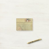 Oude Wereld Kerstman & Slapende Kinderen Sticky No Post-it® Notes (Op bureau)